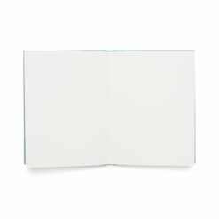 small light blue guest notebook