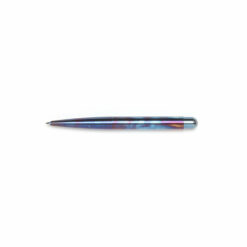 polished blue ballpoint pen