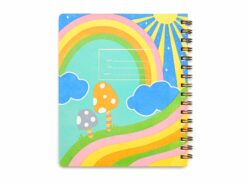 Standard Notebook with Rainbow Design