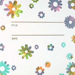 Floral Pattern Compact Notebook