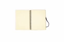 spiral notebook dark blue