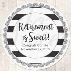 Retirement Celebration Stickers Set