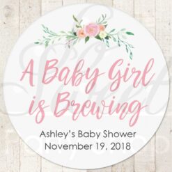 Baby Shower Favor Stickers Set