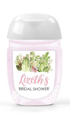 plant-themed hand sanitizer labels set of 30