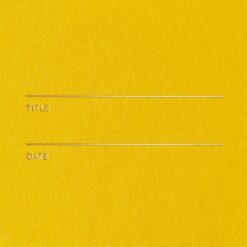 Compact Mustard Notebook