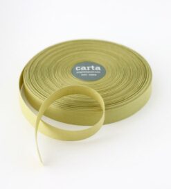 emerald green fine weave cotton tape